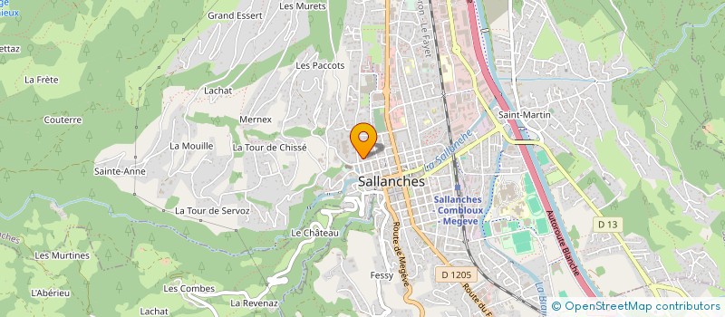 localisation de l'entreprise COPROPRIETE SAINT FRANCOIS  SALLANCHES