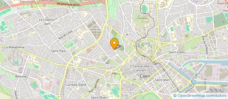 localisation de l'entreprise COPROPRIETE SAINT JOSEPH à CAEN