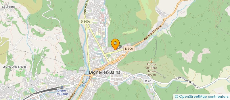 localisation de l'entreprise COPROPRIETE SAINT MARTIN à DIGNE-LES-BAINS