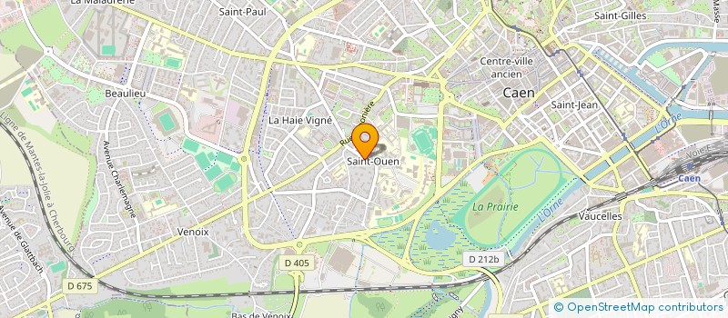 localisation de l'entreprise COPROPRIETE SAINT OUEN à CAEN
