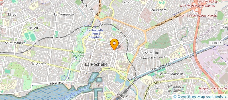 localisation de l'entreprise COPROPRIETE SAINT SIMON  LA ROCHELLE