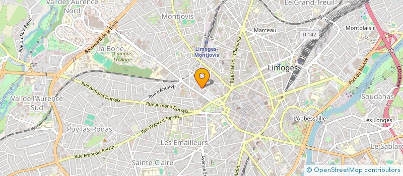 localisation de l'entreprise COPROPRIETE SAINT SURIN à LIMOGES