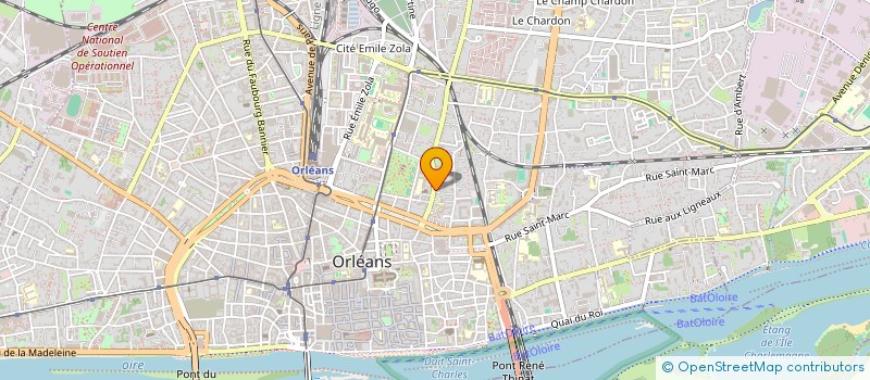 localisation de l'entreprise COPROPRIETE SAINT VINCENT à ORLEANS