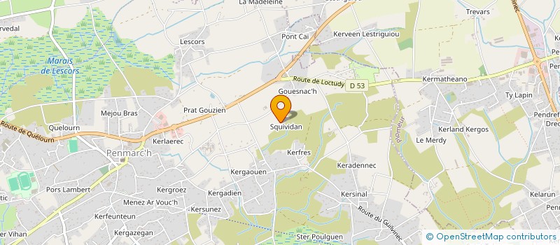 localisation de l'entreprise COPROPRIETE SAKANA à PENMARCH
