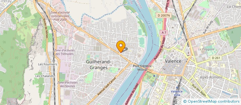 localisation de l'entreprise COPROPRIETE SANTA ESTELLA  GUILHERAND-GRANGES