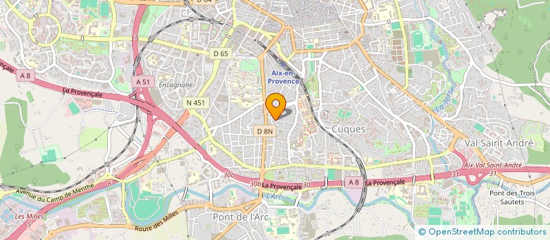localisation de l'entreprise COPROPRIETE SANTO ESTELLO à AIX-EN-PROVENCE