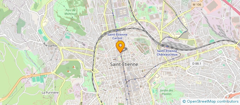 localisation de l'entreprise COPROPRIETE SATRE  SAINT-ETIENNE