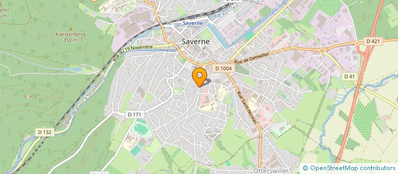 localisation de l'entreprise COPROPRIETE SCHNEEBERG  SAVERNE