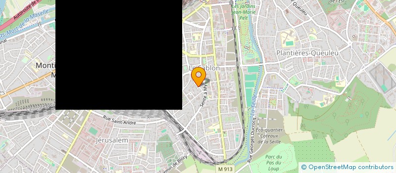 localisation de l'entreprise COPROPRIETE SCI CLAUDINE  METZ