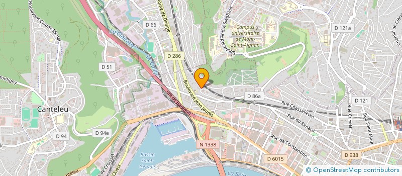 localisation de l'entreprise COPROPRIETE SCOLARIS à ROUEN