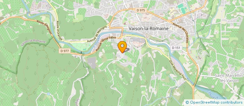 localisation de l'entreprise COPROPRIETE SEIGNEURIE DES GUILLOTS  VAISON-LA-ROMAINE