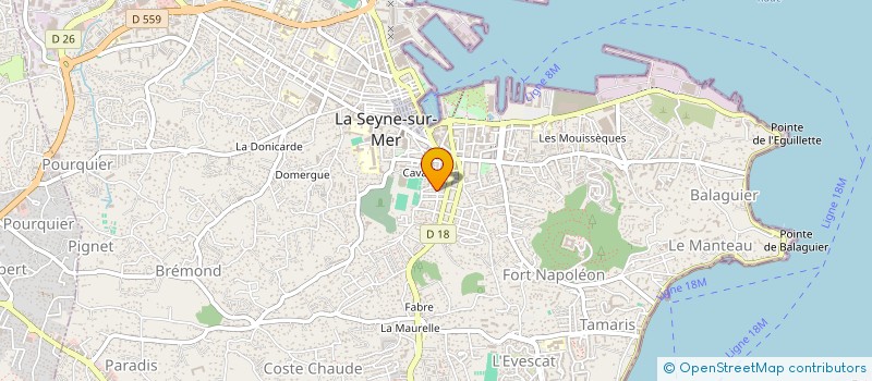 localisation de l'entreprise COPROPRIETE SEMPRINI à LA SEYNE-SUR-MER