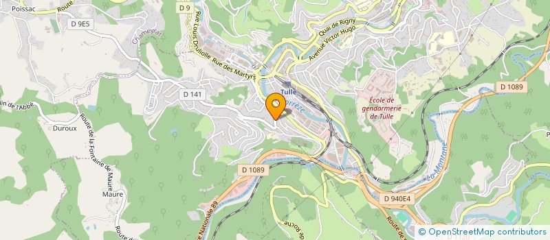 localisation de l'entreprise COPROPRIETE SEPTEMBRE N 34 B  TULLE