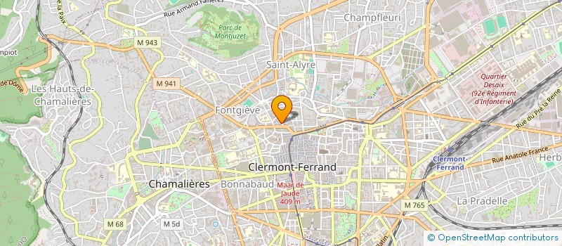 localisation de l'entreprise COPROPRIETE SERBIE  CLERMONT-FERRAND