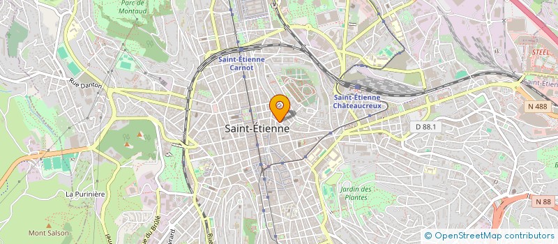 localisation de l'entreprise COPROPRIETE SERVET  SAINT-ETIENNE