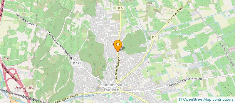 localisation de l'entreprise COPROPRIETE SILVY M & R  CAUMONT-SUR-DURANCE