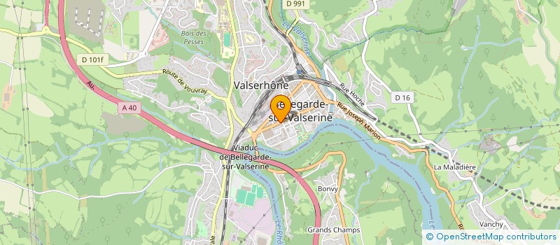 localisation de l'entreprise COPROPRIETE SIS à VALSERHONE