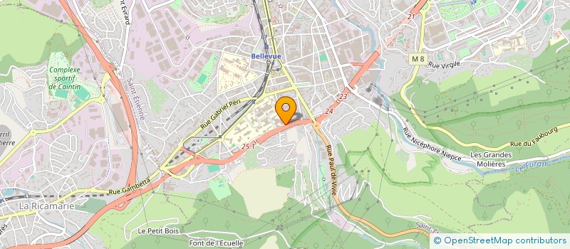 localisation de l'entreprise COPROPRIETE SOLITA  SAINT-ETIENNE