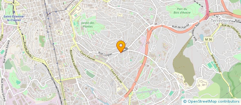 localisation de l'entreprise COPROPRIETE SPLENDID  SAINT-ETIENNE