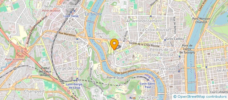 localisation de l'entreprise COPROPRIETE SQUARE BEAU SITE  LYON