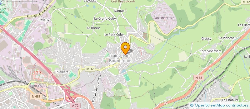 localisation de l'entreprise COPROPRIETE ST CHARLES  SAINT-JEAN-BONNEFONDS