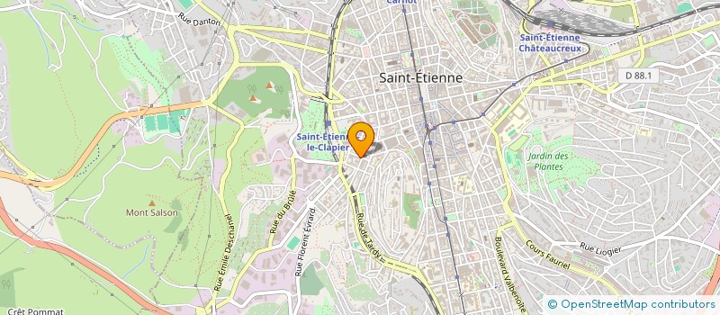 localisation de l'entreprise COPROPRIETE ST ENNEMOND  SAINT-ETIENNE