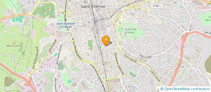 localisation de l'entreprise COPROPRIETE ST HUBERT  SAINT-ETIENNE