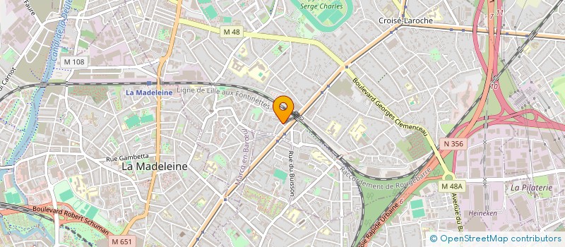 localisation de l'entreprise COPROPRIETE ST HUBERT à MARCQ-EN-BARŒUL