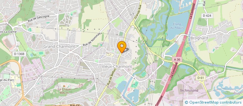 localisation de l'entreprise COPROPRIETE SUR L AUGE à VIEUX-CHARMONT