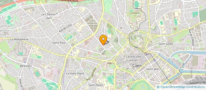 localisation de l'entreprise COPROPRIETE SYNDICAT MONTPLAISIR à CAEN