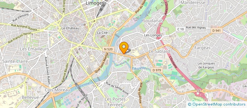 localisation de l'entreprise COPROPRIETE TASSIGNY VARLIN à LIMOGES