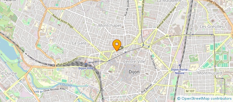 localisation de l'entreprise COPROPRIETE TEMPLE 14 MONTIGNY 2  DIJON