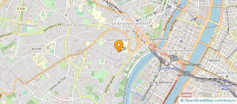 localisation de l'entreprise COPROPRIETE TERRASSE DU LEVANT  LYON