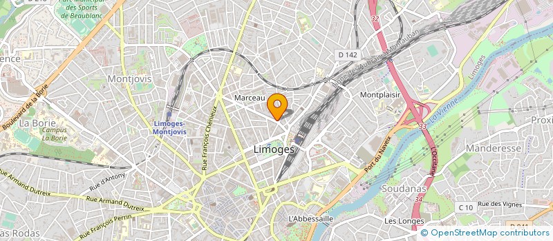 localisation de l'entreprise COPROPRIETE THEODORE BAC à LIMOGES