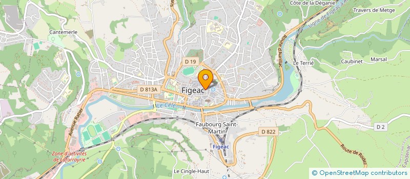 localisation de l'entreprise COPROPRIETE THO LE PER  FIGEAC