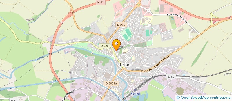 localisation de l'entreprise COPROPRIETE TIERCELET  RETHEL