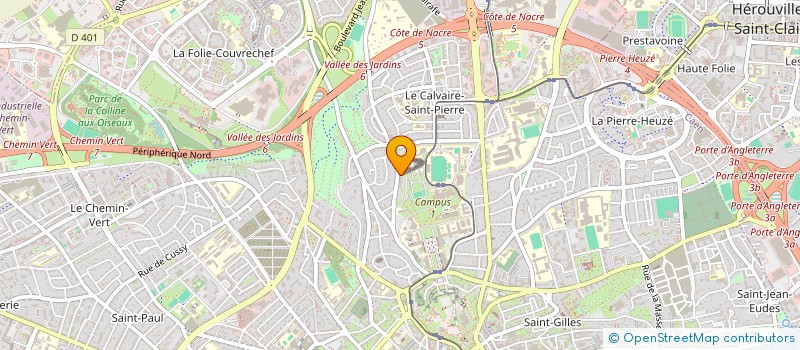 localisation de l'entreprise COPROPRIETE  TILIA à CAEN