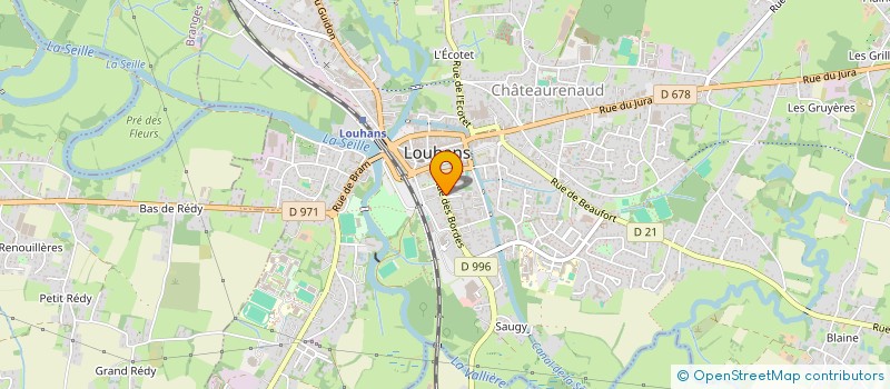 localisation de l'entreprise COPROPRIETE TILLEULS C à LOUHANS