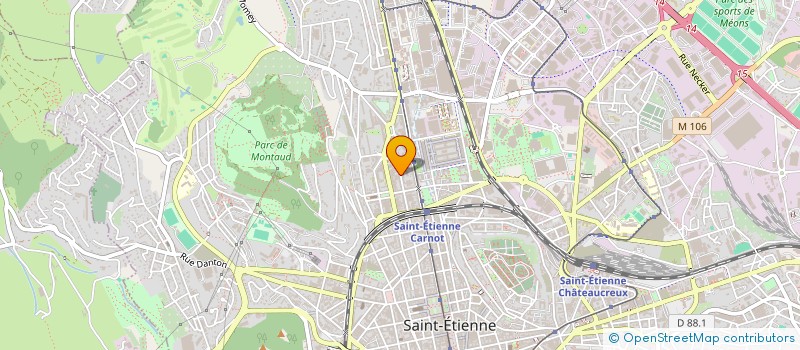 localisation de l'entreprise COPROPRIETE TOUCAN  SAINT-ETIENNE