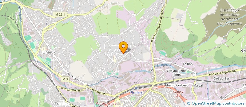 localisation de l'entreprise COPROPRIETE TROENES  UNIEUX