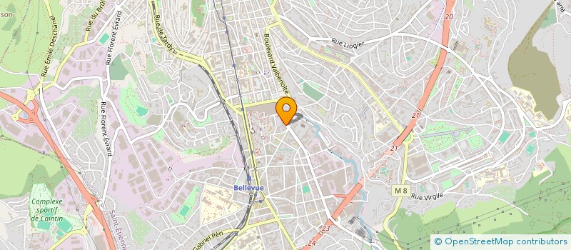 localisation de l'entreprise COPROPRIETE TROIS CENT SEPT  SAINT-ETIENNE