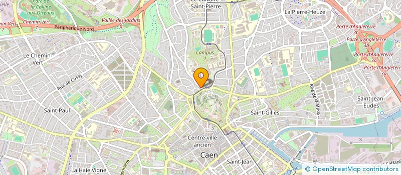 localisation de l'entreprise COPROPRIETE UNIVERSITE à CAEN