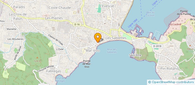 localisation de l'entreprise COPROPRIETE VAGUE à LA SEYNE-SUR-MER