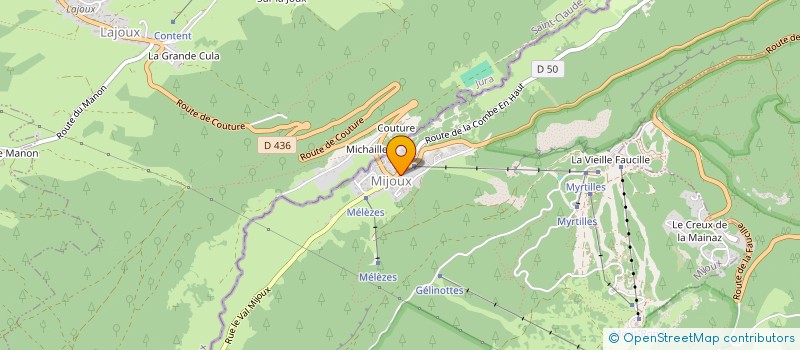 localisation de l'entreprise COPROPRIETE VAL CRISTAL à MIJOUX
