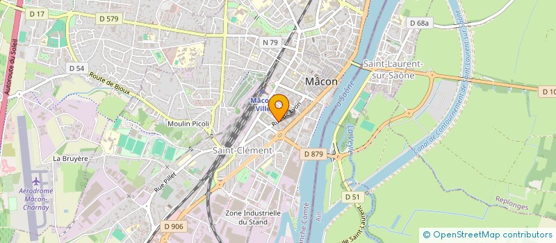 localisation de l'entreprise COPROPRIETE VAL DU POETE à MACON