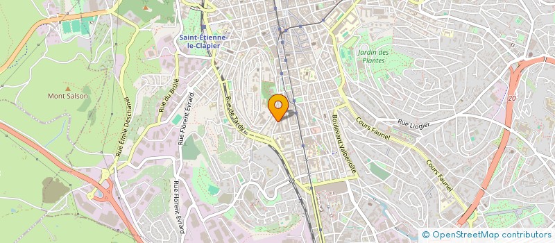 localisation de l'entreprise COPROPRIETE VALENCAY  SAINT-ETIENNE