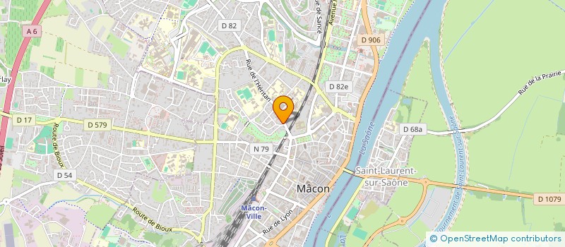 localisation de l'entreprise COPROPRIETE VALIMMO  MACON