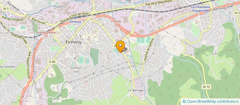 localisation de l'entreprise COPROPRIETE VELAY  FIRMINY