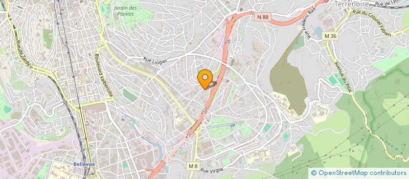 localisation de l'entreprise COPROPRIETE VENDOME  SAINT-ETIENNE