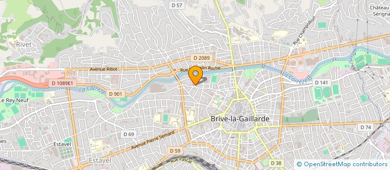 localisation de l'entreprise COPROPRIETE VEYSSET  BRIVE-LA-GAILLARDE